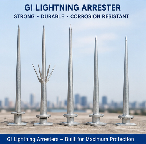 GI Lightning Arresters from Power-Grid Switchgears Pvt. In India