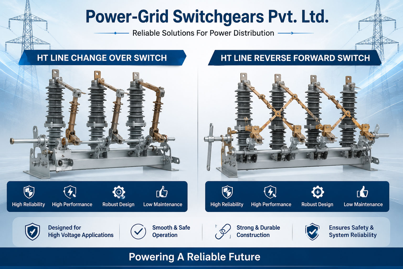 HT Line Change Over Switch Manufacturer India HT Line Change Over Switch and HT Line Reverse Forward Manufacturer in India